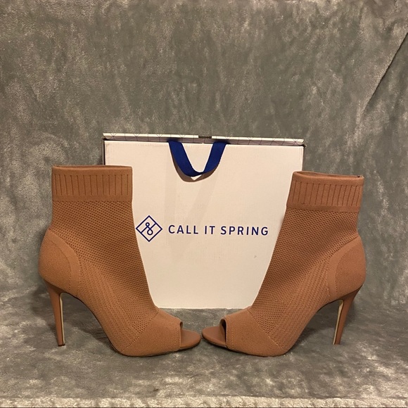 Call It Spring Shoes - Call It Spring Open Toe Ankle Booties